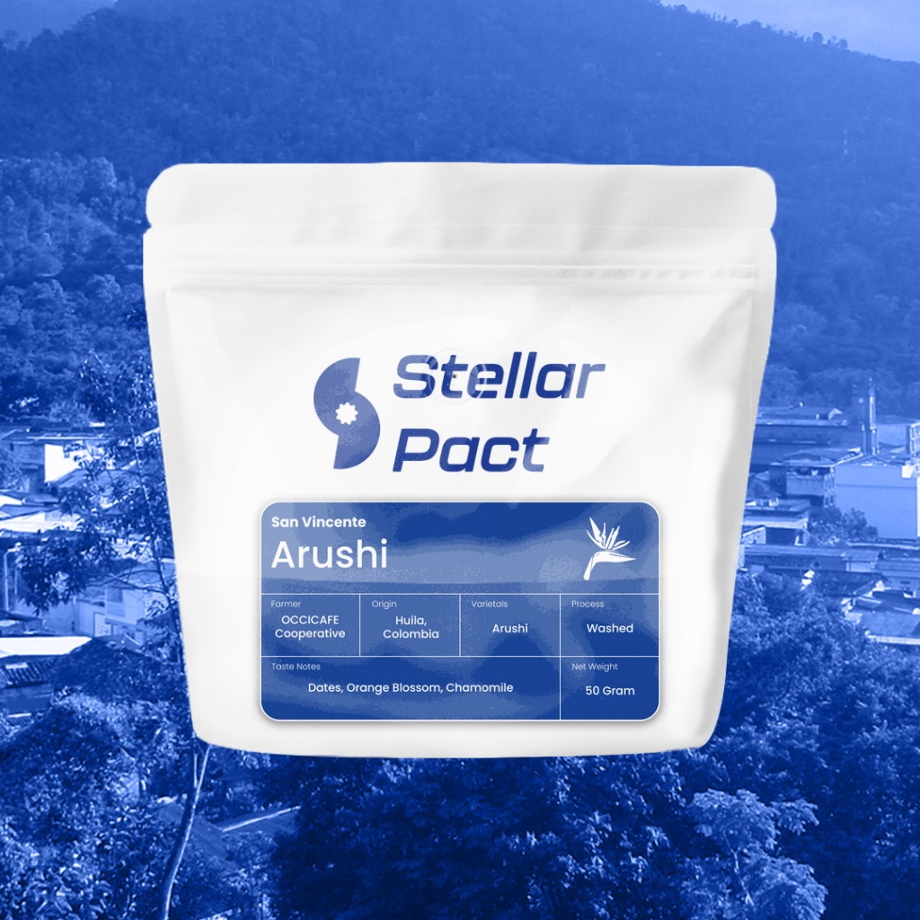 

Stellar Pact Kopi Arabika San Vincente Arushi Washed - 50gr