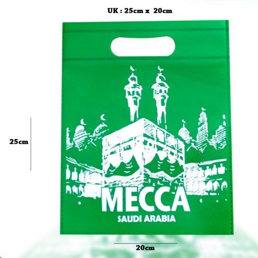 

<<<<<] Tas Spoundbond Tas Souvenir Tas Print Haji 1 lusin