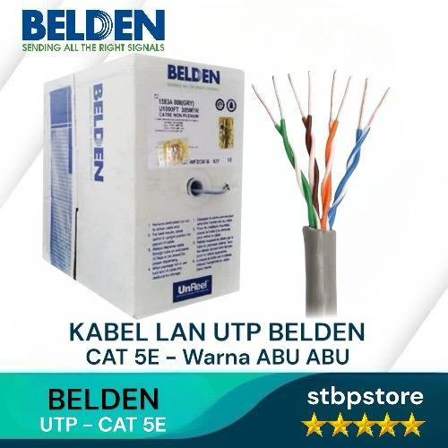 Kabel UTP Belden CAT 5 / CAT 5e Kabel Lan UTP / Ethernet Belden Cat5 Cat5e Original Asli