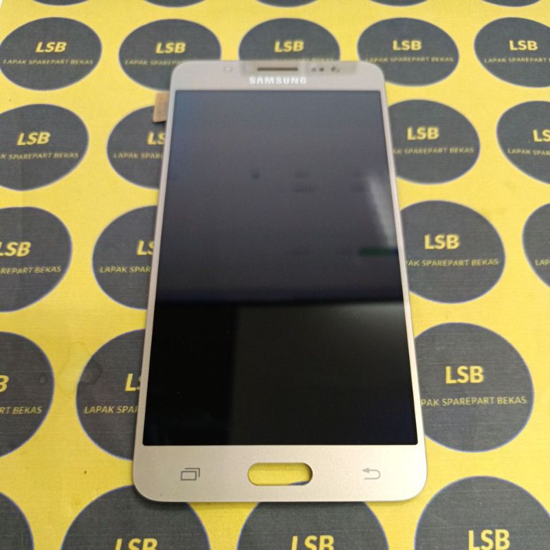 LCD FULLSET FRAME SAMSUNG J5 2016 J510FN WHITE ORIGINAL BEKAS