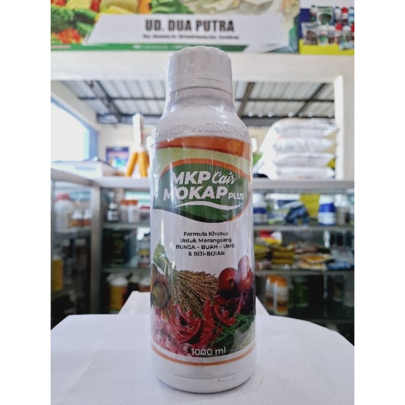 Pupuk MKP Cair MOKAP PLUS PUPUK DAUN PERANGSANG BUNGA DAN BUAH