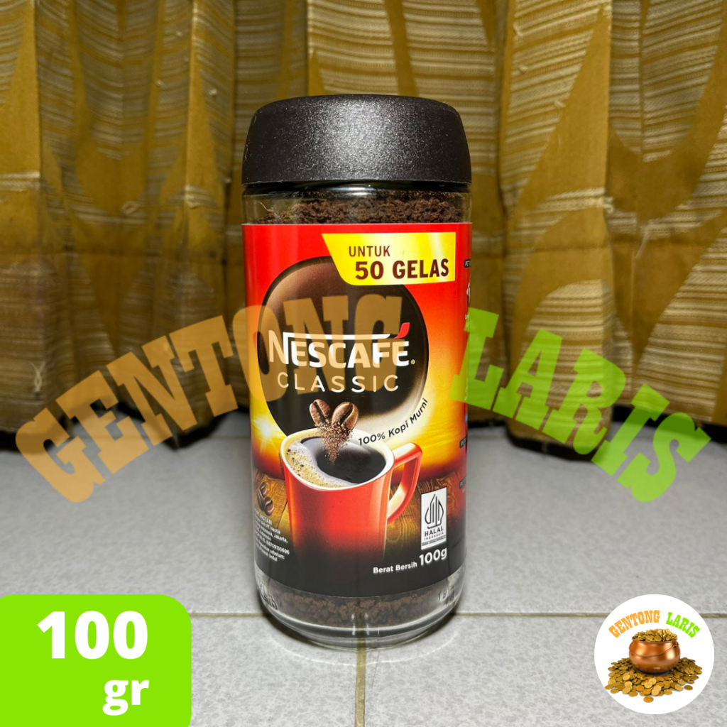 

Nescafe Classic Kopi Bubuk 100gr Jar Botol