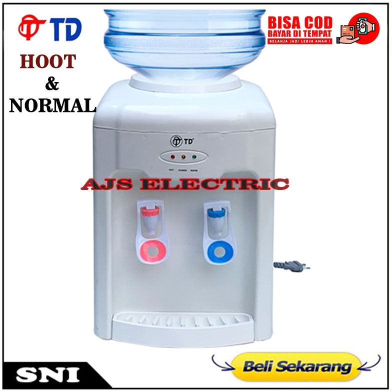 DISPENSER AIR HOT/PANAS-NORMAL TRISONIC/ TWIN DOG (TD) 377 / LOW WATT 300W / GALON AIR