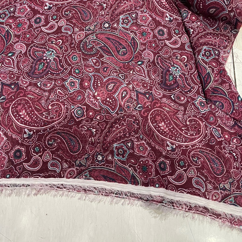 Kain Sifon yoryu - Kain mid yoryu - Kain Kringkel - kain serat kulit jagung / Harga per setengah met