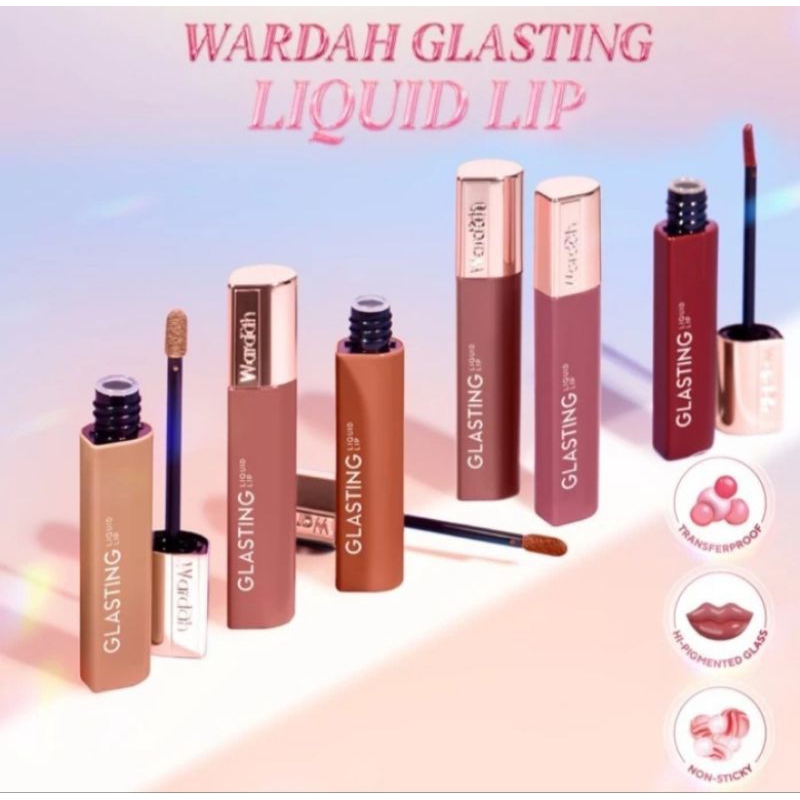 WARDAH Glasting Liquid Lip / WARDAH GLASTING LIP