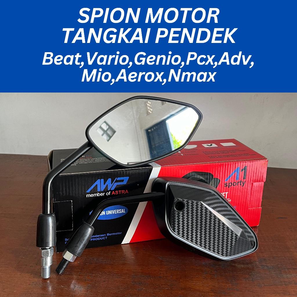 Spion Motor Tangkai Pendek Beat,Vario,Genio,Pcx,Adv,Mio,Aerox,Nmax AWP