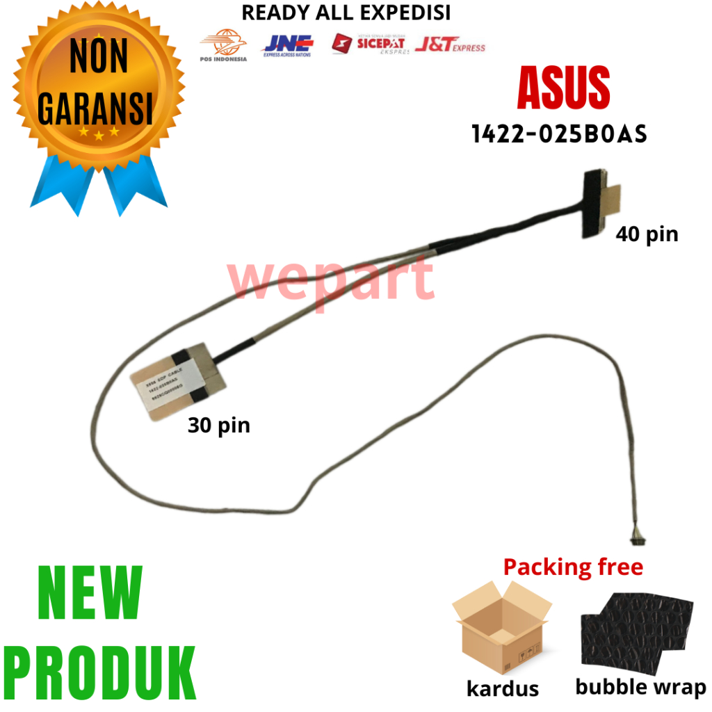 Kabel Fleksibel Flexible LED LCD Laptop ASUS X556 FL5900U X556UA K556 K556UA K556UQ A556 F556UV 1422