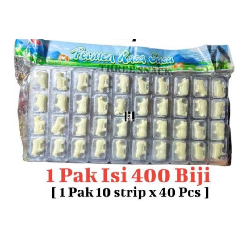 

Permen Susu Sapi 1 Pack isi 400 Biji