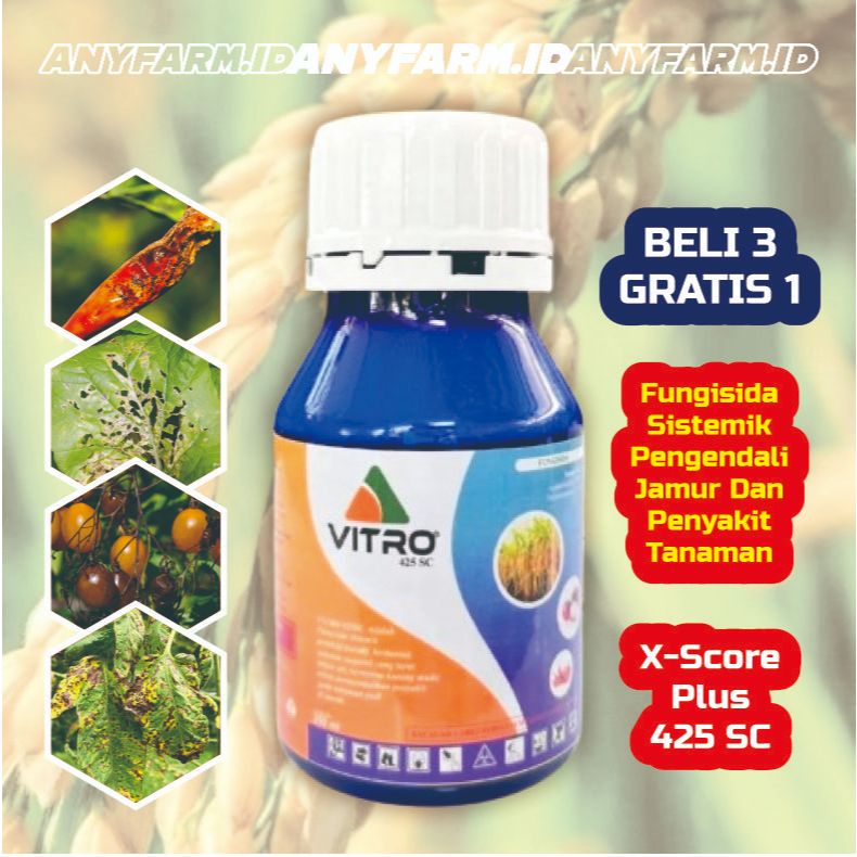 VITRO 425 SC - 250ML FUNGISIDA TERBAIK UNTUK CABAI, TOMAT, PADI, DLL