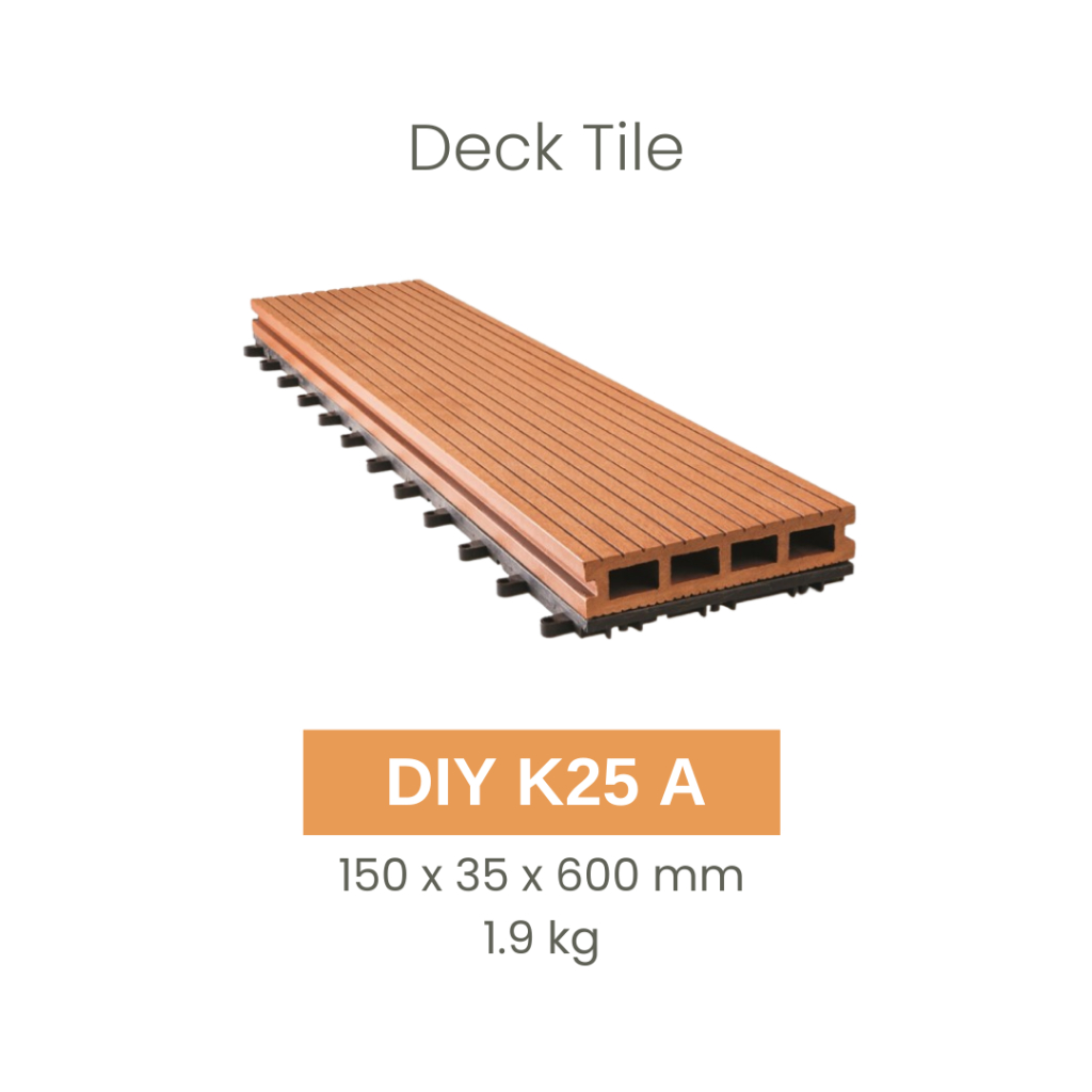 Kayu Asri - Decking Tile DIY K25 Series Collection