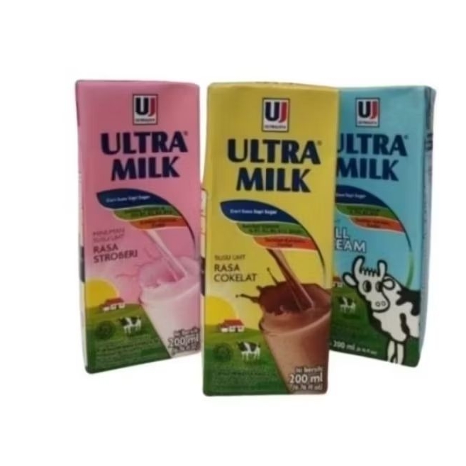 

Susu UHT Ultra Milk ~ Netto 200 ml