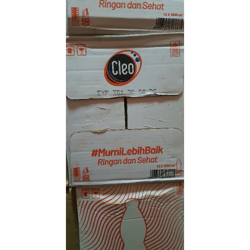 

Cleo 1Kotak isi 12 botol x 1500ml