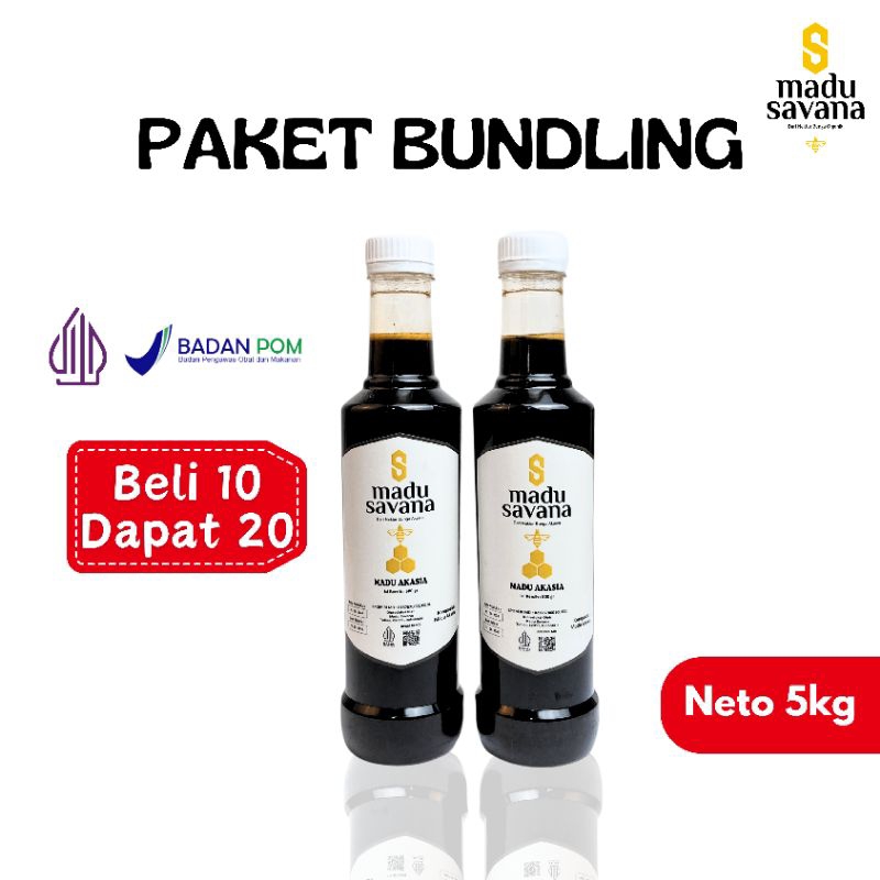 

SAVANA Madu Akasia Murni Beli 10 Free 20 100% Tanpa Campuran