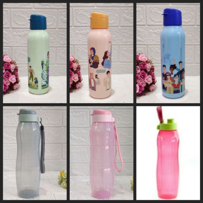 H2go straw 750ml / Eco Bottle botol 1L ecer/fancy bottle 750ml ecer/eco bottle botol 500ml ecer tupp