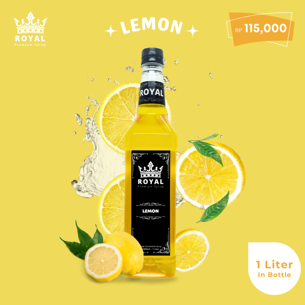 

Royal Lemon Syrup - Sirup Lemon (Premium Quality)