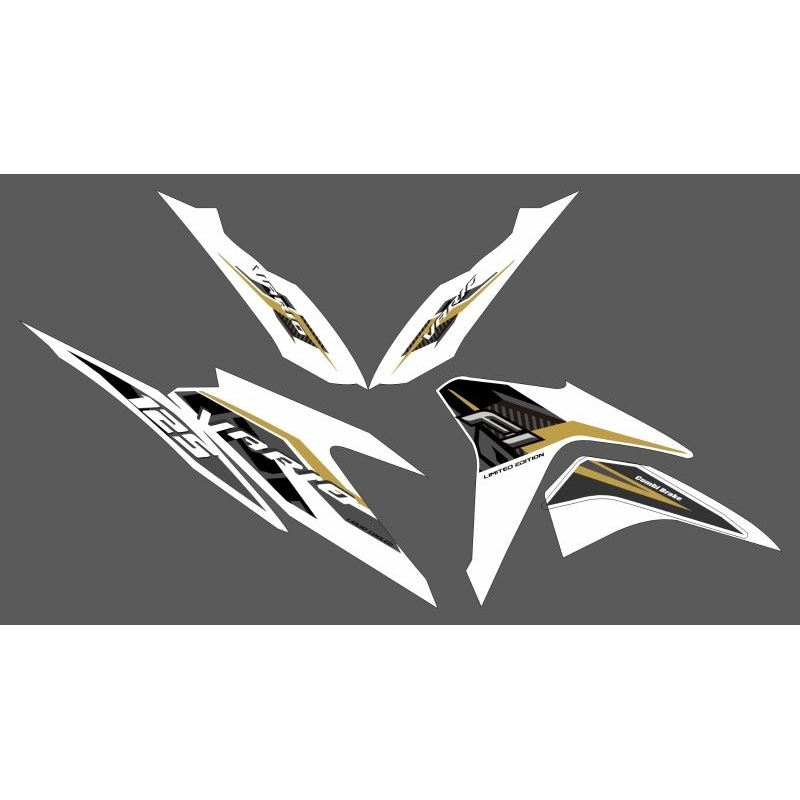 Striping sticker vario old 125i transparan design motif orian