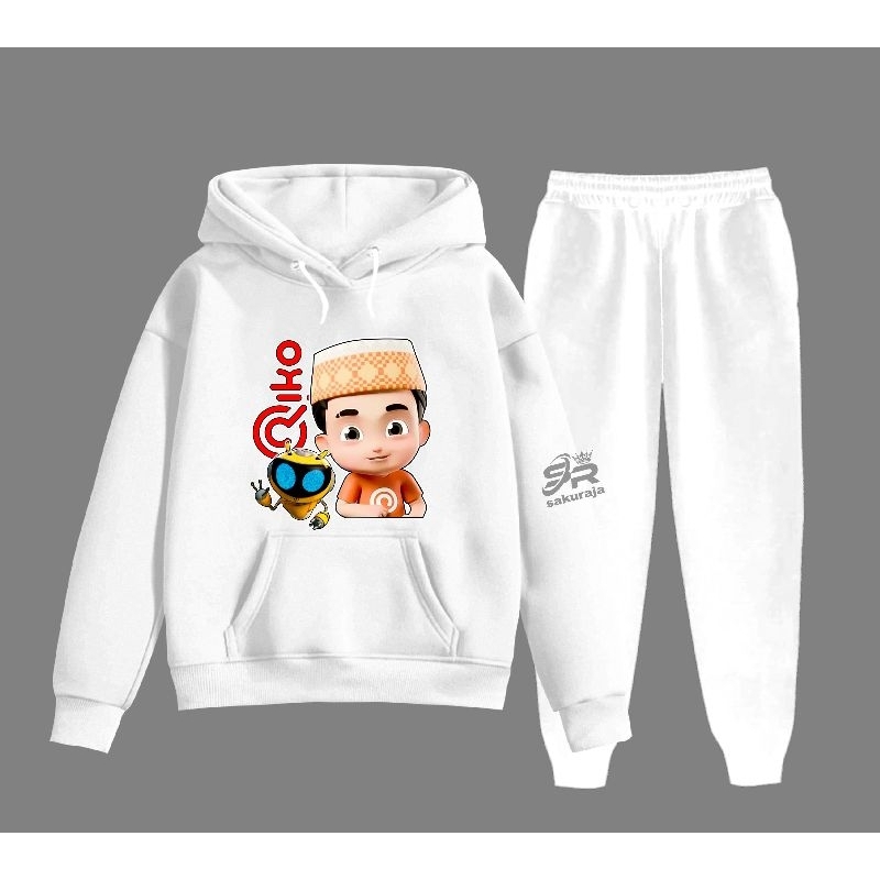 setelan Hoodie anak motif kartun Riko The Series/umur 3-17 tahun