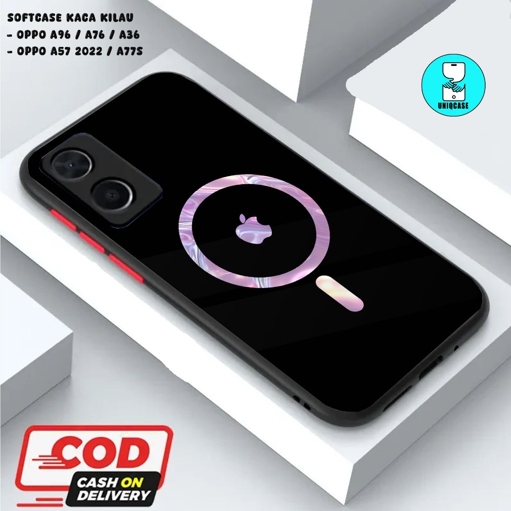 UNIQ  CASE SOFTCASE GLOSSY (KACA KILAU) OPPO A96 / A76 / A36 || OPPO A57 2022 / A77S dan ALL TYPE SM