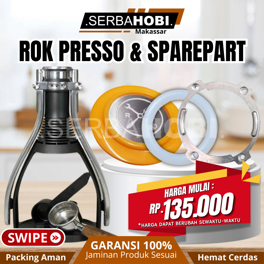Alat Kopi Manual Rok Presso / Sparepart Rok Presso Karet Ring Silikon / Filter Seal / Bayonet Ring