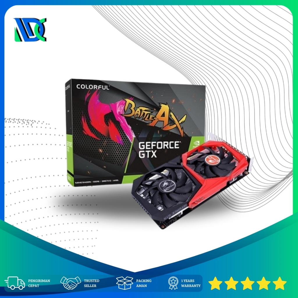 VGA Colorful Geforce GTX 1650 NB 4G-V 4GB - 4 GB GDDR6