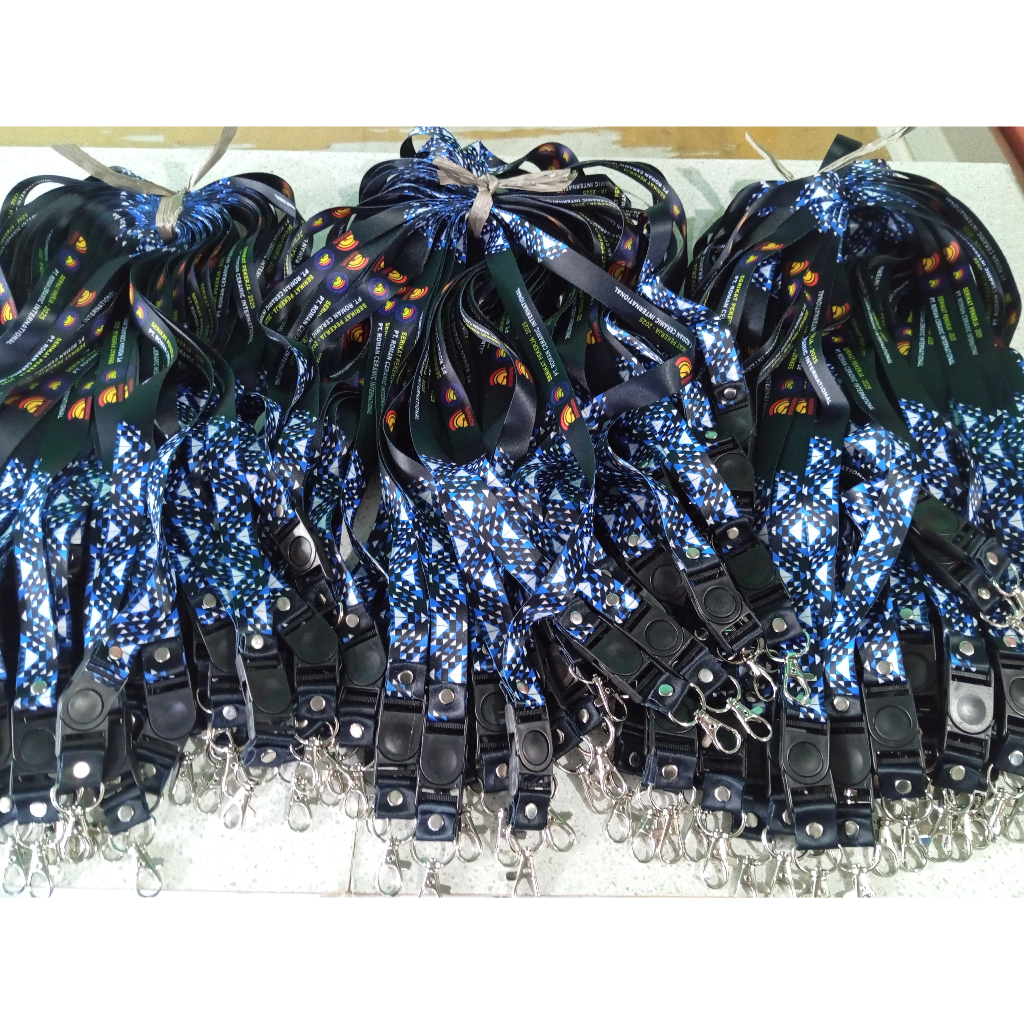 

Lanyard Custom/Cetak Lanyard Custom 2Sisi/Custom Lanyard 2CM Printing