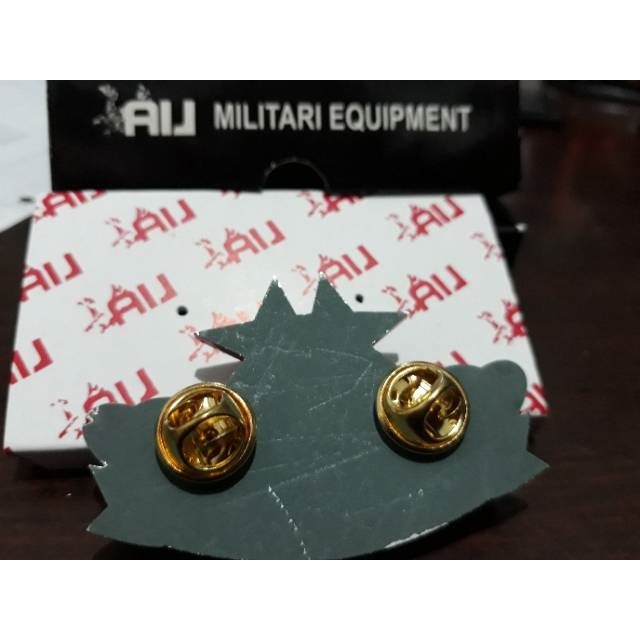 Aksesoris Brevet Perwira Mika - Wing Scuba Diver Bintang 2 atau Pin Scuba