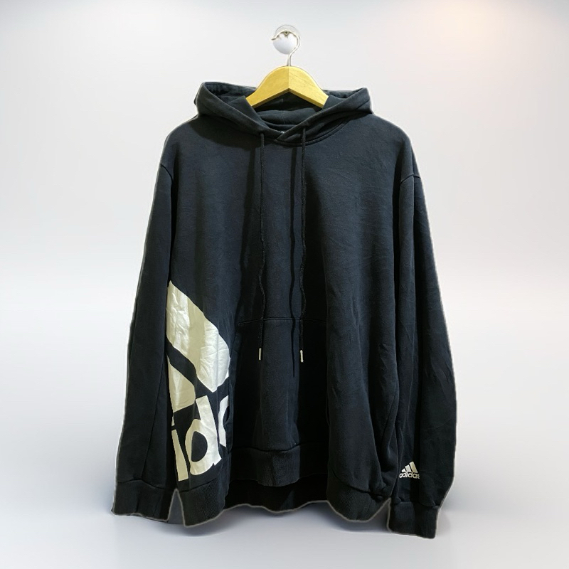 TRIFTING HOODIE ADIDAS BIG LOGO ORIGINAL SECOND