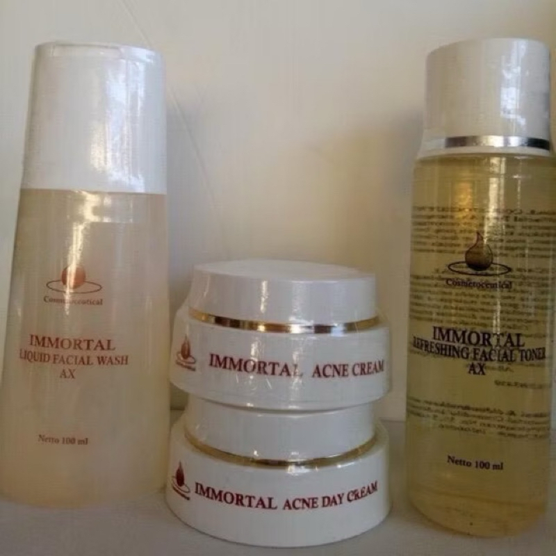 immortal paket acne series AX immortal isi 4