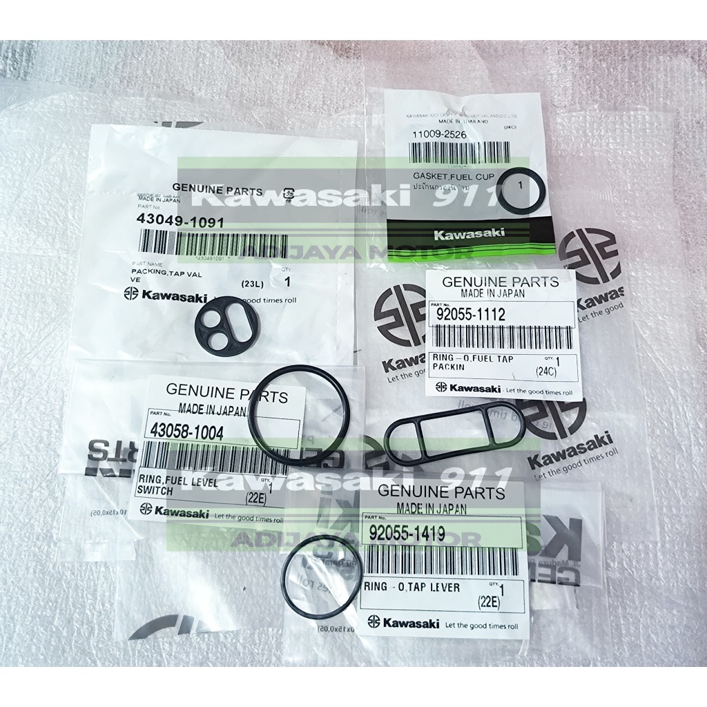 PAKET O RING KRAN BENSIN SET KAWASAKI NINJA R NINJA SS NINJA RR
