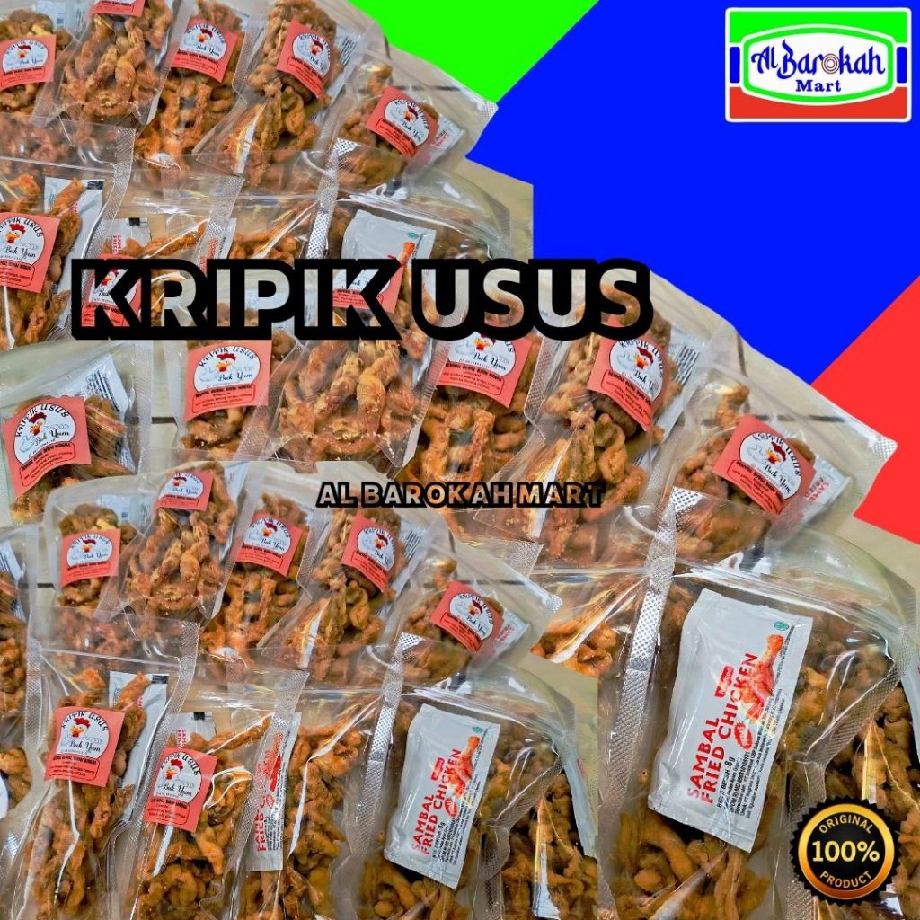 

Kripik USUS Enak Renyah , Gurih Bikin Nagih