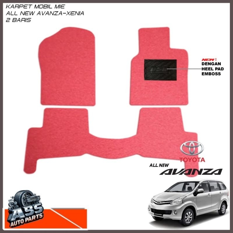 Karpet Mobil Toyota Grand New Avanza (2 baris) - Karpet Mie Avanza - karpet Mobil Avanza