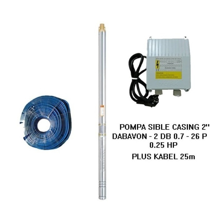 DABAVON 2 INCH 1/4 PK 25 METER / DABAVON 2 SDM 7/26 0.25 HP 25 M / DABAVON 2SDM 7/26