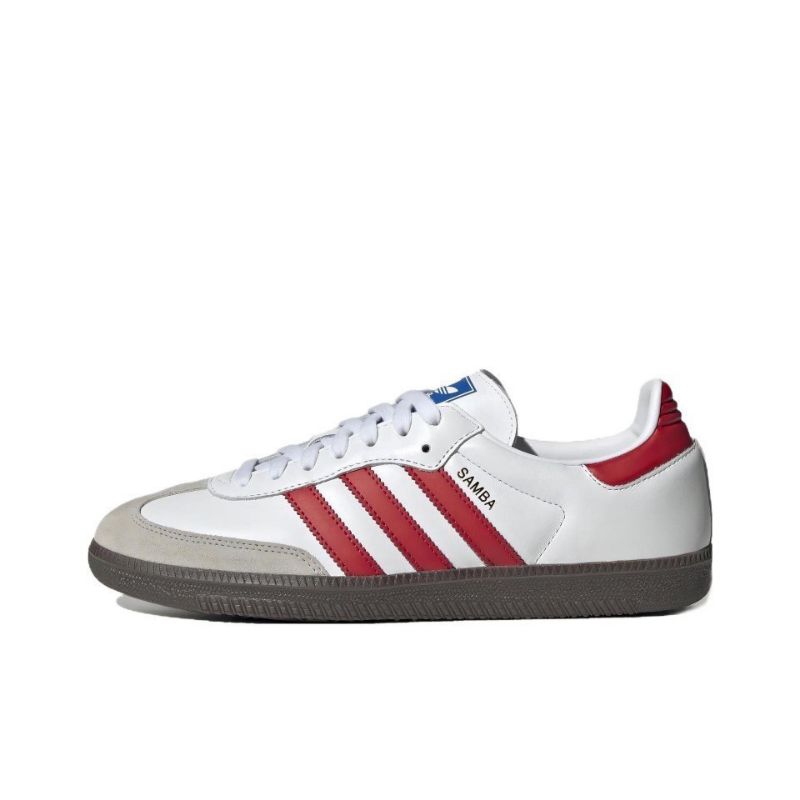Authentic Stripe ORI Sepatu premium Classic Adidas Samba OG Red Stripe