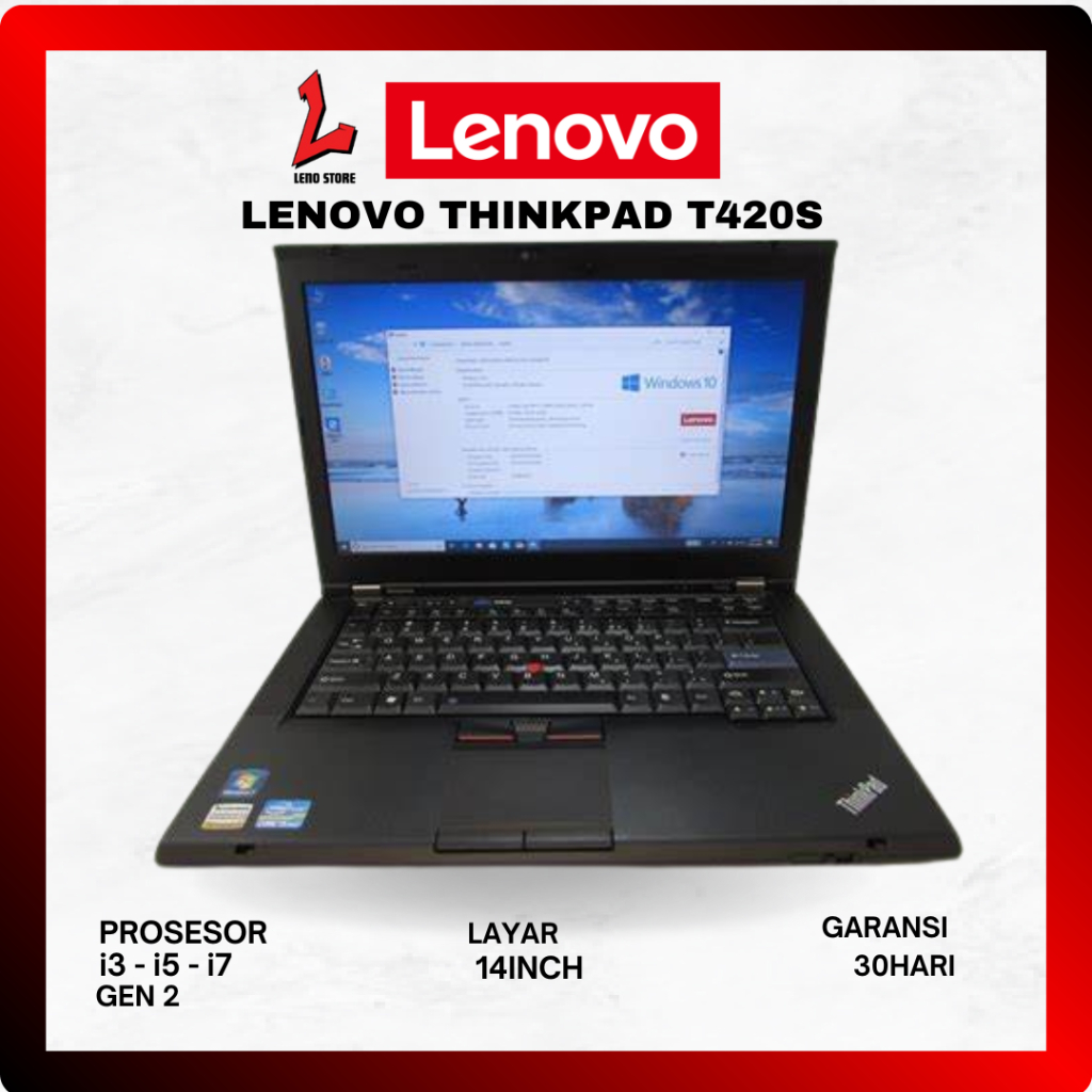 Laptop Lenovo ThinkPad T410 T420 T420s Core i3 i7 Gen 1–2 RAM 8GB HDD 500GB Laptop Second Seken Berg