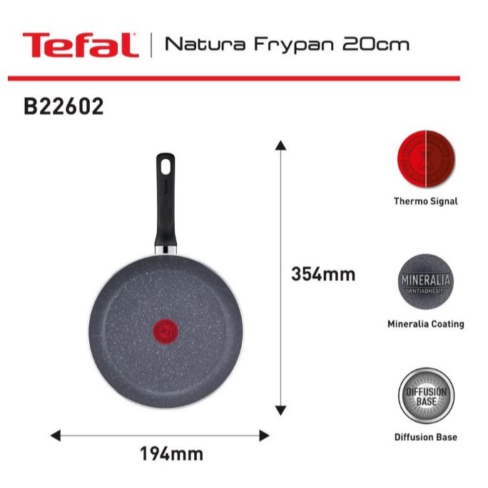 Tefal Natura Frypan 20cm