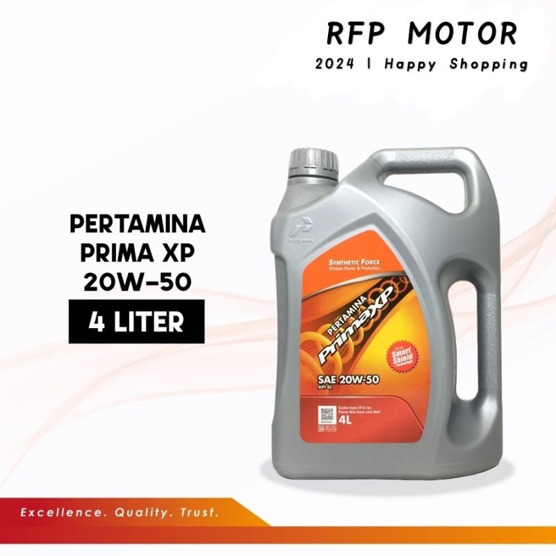 Oli mesin PRIMA XP 20W-50 4L semi synthetic