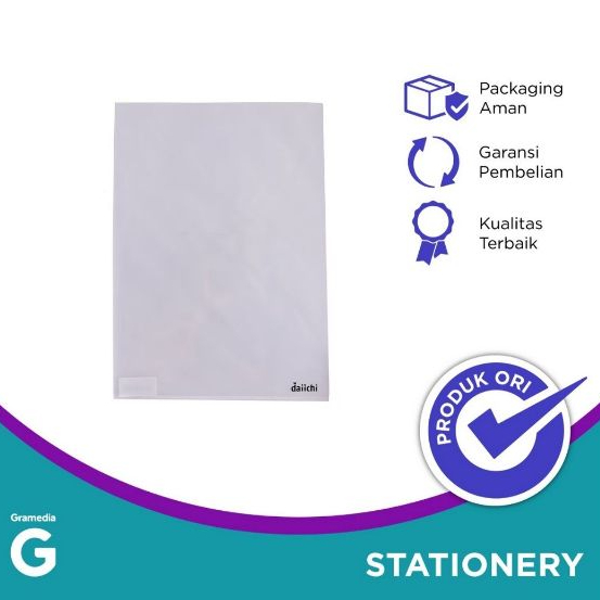 

Gramedia Karawaci - Daiichi Classic Clear Sleeves A4 Dcs05A4-200003 Pop Clear
