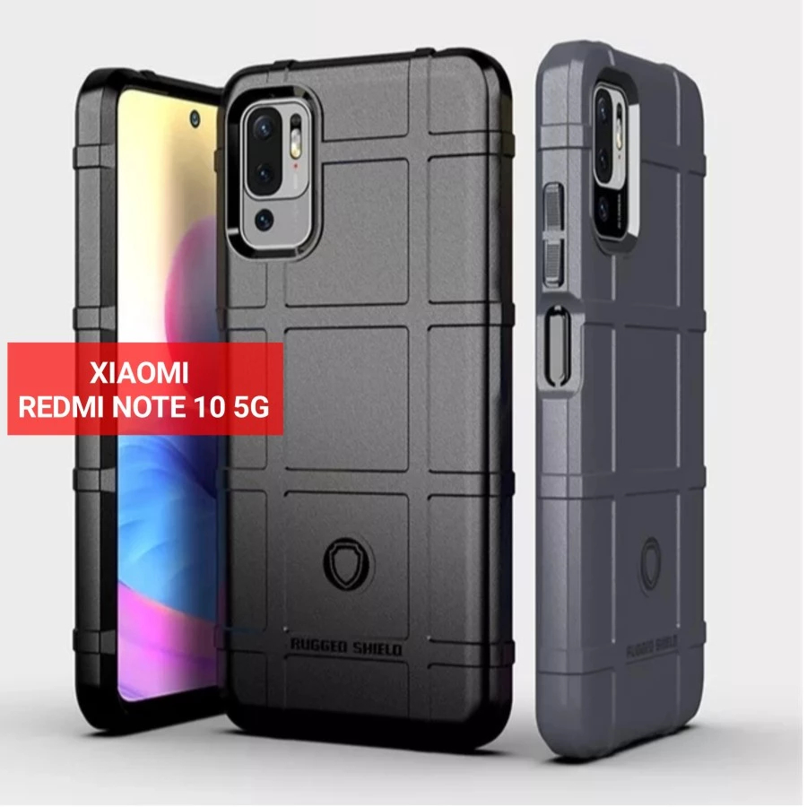 XIAOMI REDMI NOTE 10 (5G) RUGGED SHIELD ARMOR CASE ANTI SLIP SHOCKPROOF