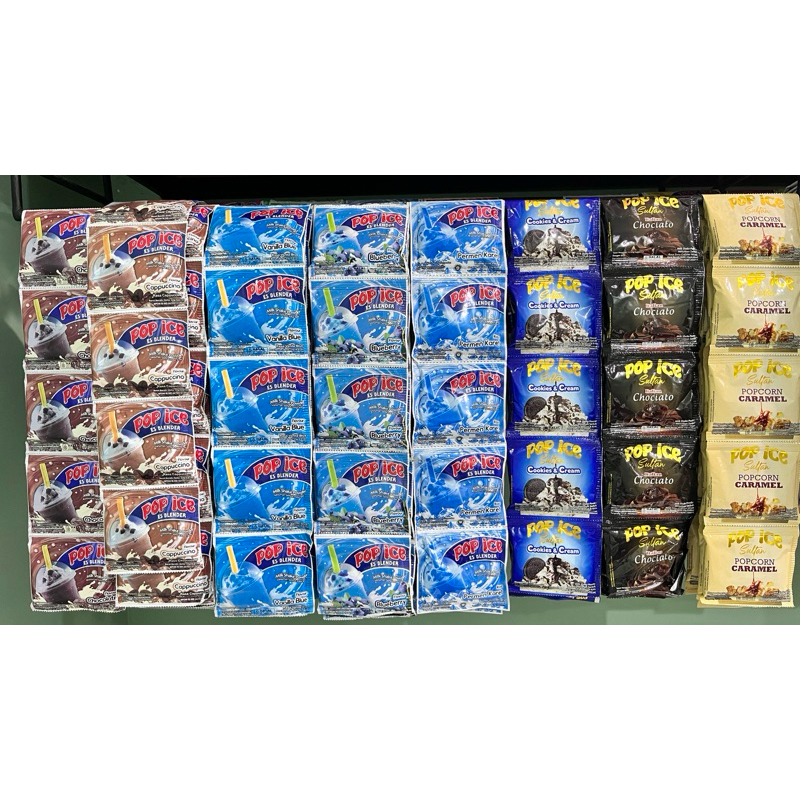 

Pop Ice All Varian Rasa 1 renteng isi 10