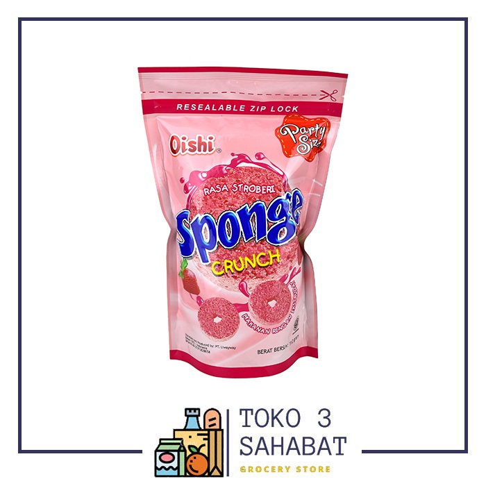 

Oishi Sponge Strawberry 100Gr