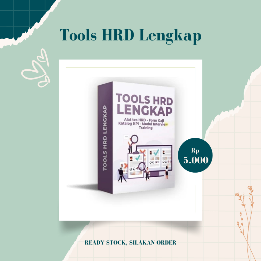 TOOLS HRD - KPI + SOP HRD + Form Tabel Gaji + Modul Interview