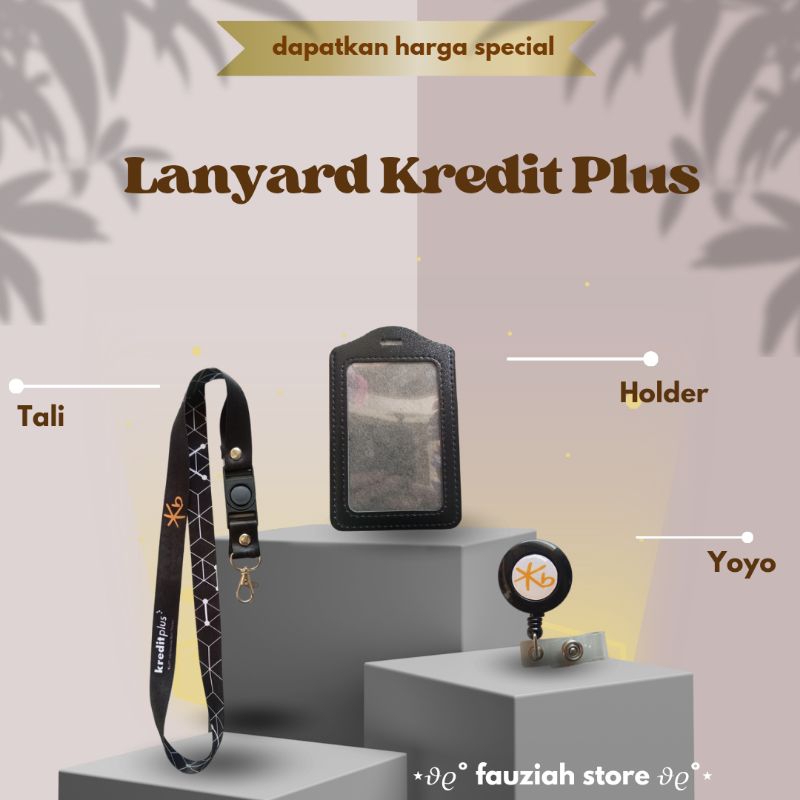 

READY! Tali Gantungan/Lanyard KREDIT PLUS Warna Hitam Termurah Se Indonesia!!!