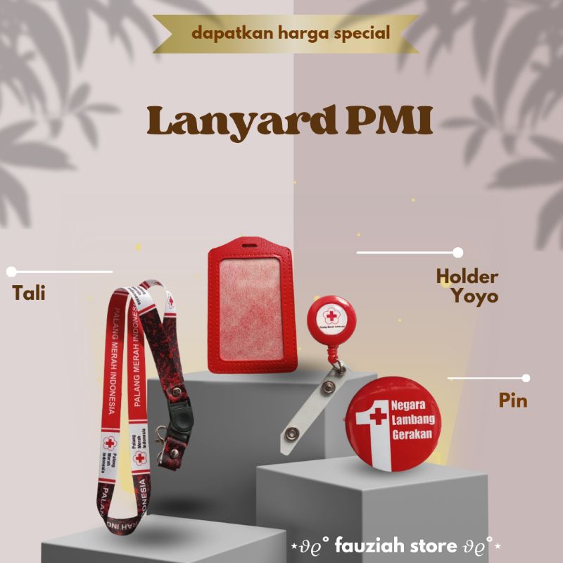 

READY!Tali/Lanyard PMI Desain Terbaru, Termurah Se Indonesia, Stok Melimpah