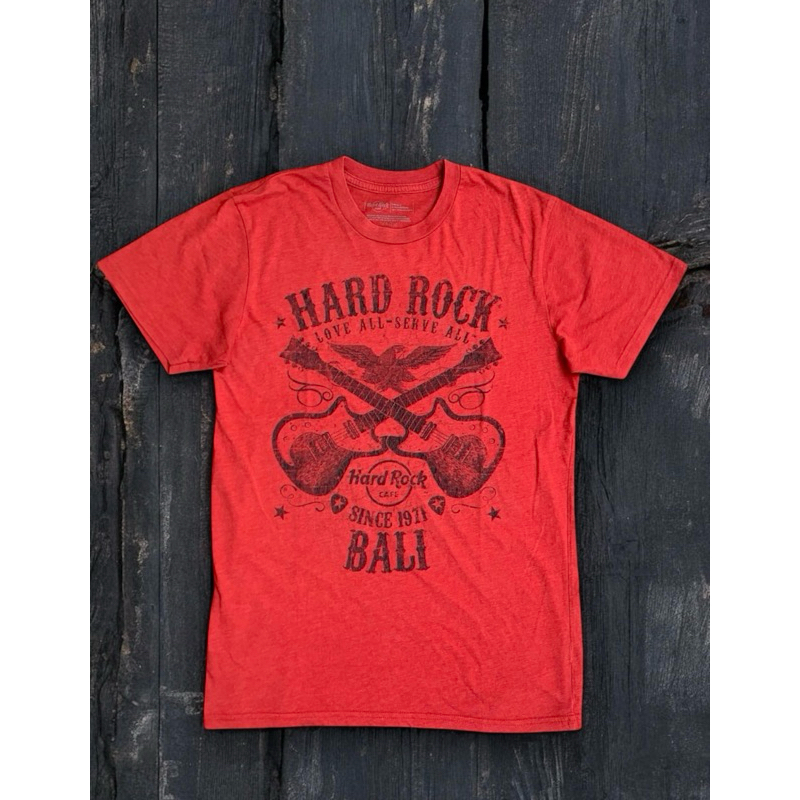 HARD ROCK Cafe Bali kaos lengan pendek