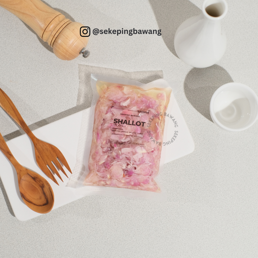 

REFILL - Shallot in Oil - Bawang Merah Cincang/Iris dalam Minyak merk Sekeping Bawang