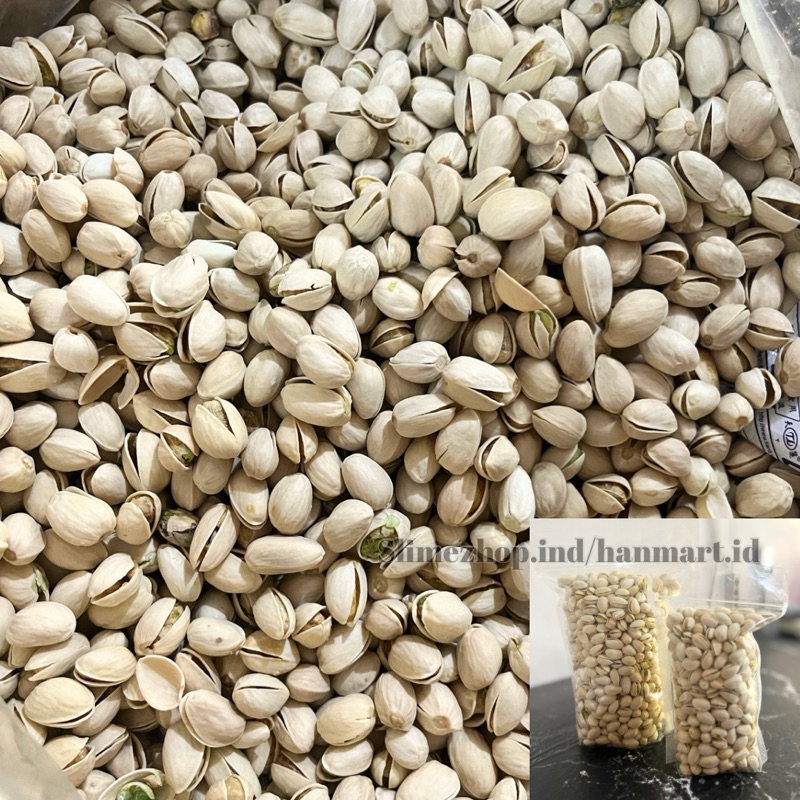 

Kacang pistachio fustuk / kacang Arab 100gr