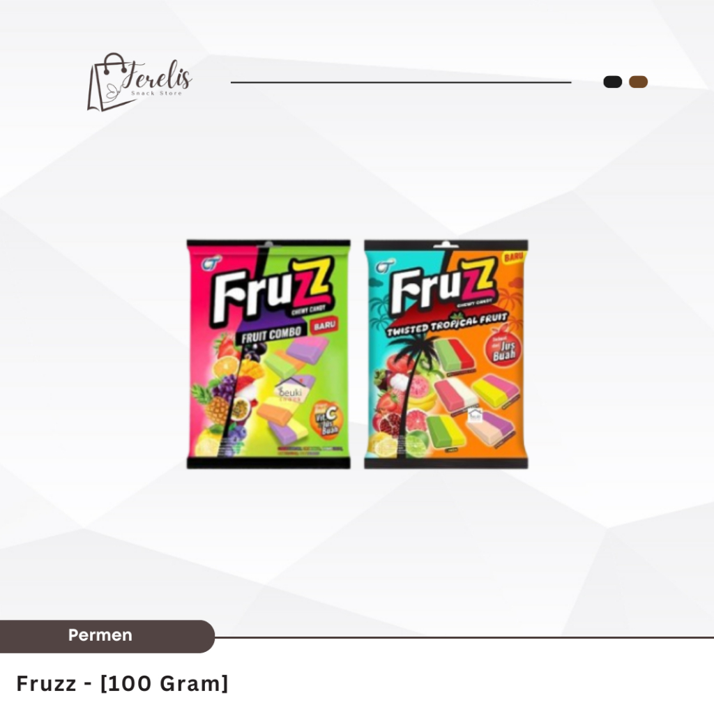 

Permen Fruzz Fruit Combo 100 gram - [Sak]