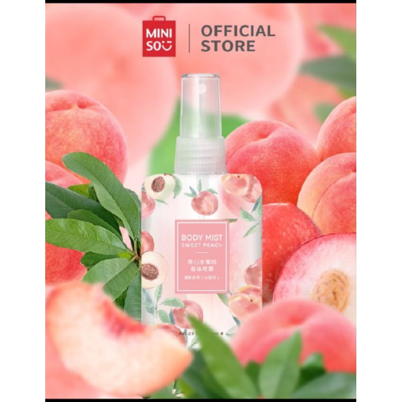 Miniso Body Mist Peach