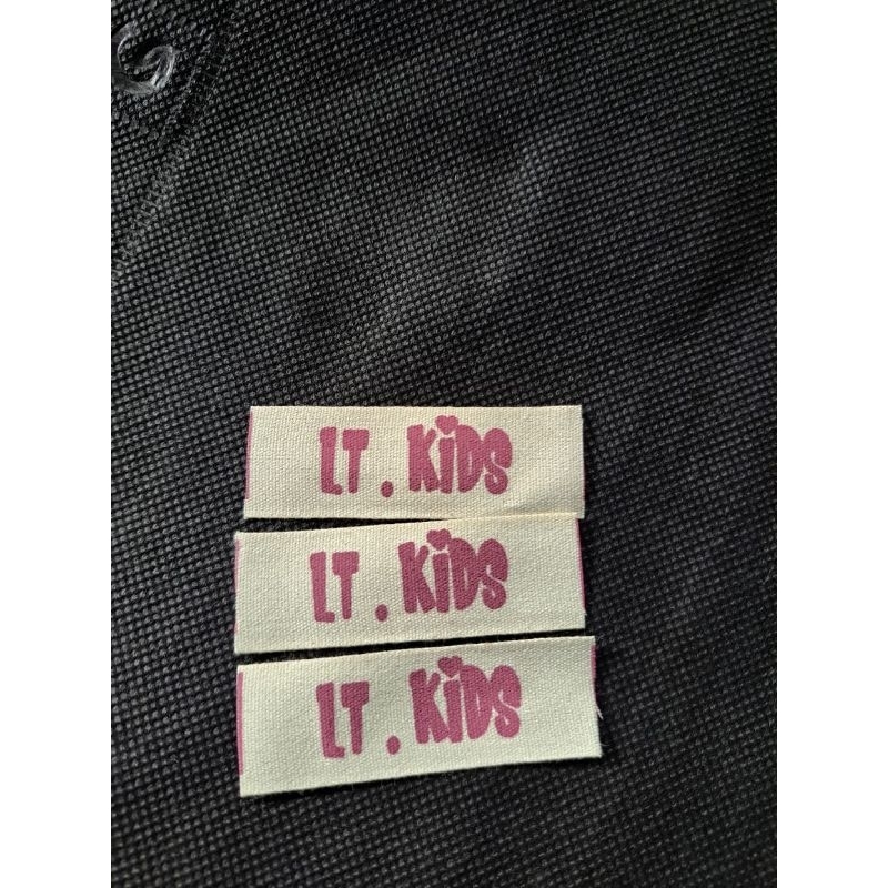 

MINIMAL ORDER 100pcs/ label piterban lembut/ label baju/ label pqkaian/ free desain