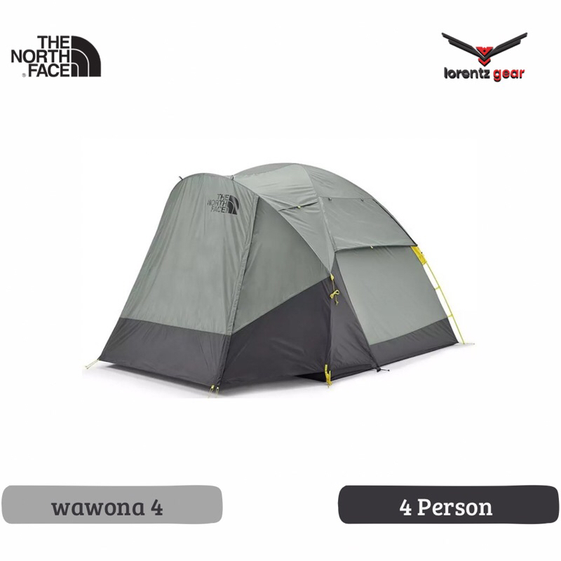 The North Face Wawona 4 Person Camping Hiking Tent